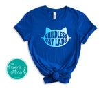 Vote Blue | Women's Rights Shirt | Childless Cat Lady | Short-Sleeve Shirt