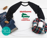 Christmas Shirt | Family Vacation | 3/4-Sleeve Raglan Shirt