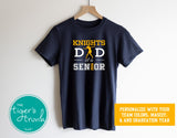 Band Shirt | Dance Shirt | Mascot Shirt | Dad of a Senior | Class of 2024 | Short-Sleeve Shirt