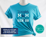 Golf Shirt | Mascot Shirt | Mom of a Senior | Class of 2024 | Short-Sleeve Shirt