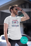 Rugby Shirt | Mascot Shirt | Dad of a Senior | Class of 2024 | Short-Sleeve Shirt