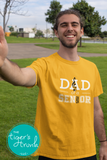 Band Shirt | Dad of a Senior | Class of 2025 | Short-Sleeve Shirt