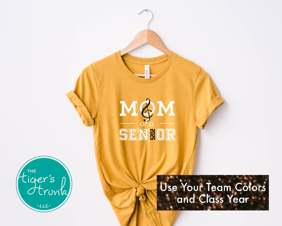 Band Shirt | Mom of a Senior | Class of 2025 | Short-Sleeve Shirt