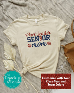 Cheer Shirt | Cheerleader Senior Mom | Class of 2024 | Short-Sleeve Shirt