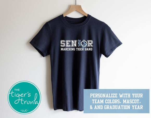 Band Shirt | Senior Shirt | Class of 2025 | Senior Band Member | Short-Sleeve Shirt