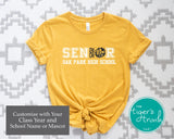 Cheer Shirt | Senior Shirt | Class of 2025 | Senior Cheerleader | Short-Sleeve Shirt