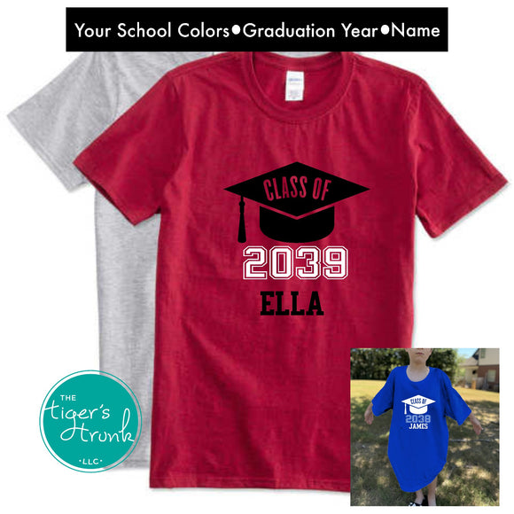 Back to School Shirt | End of the School Year Shirt | Grow With Me Shirt | Graduation Year | Preschool to Senior | Short-Sleeve Shirt