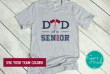 Band Shirt | Color Guard Shirt | Dad of a Senior | Class of 2024 | Short-Sleeve Shirt