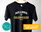 Band Shirt | Color Guard Shirt | Mascot Shirt | School Letter Shirt | Color Guard Dad | Short-Sleeve Shirt