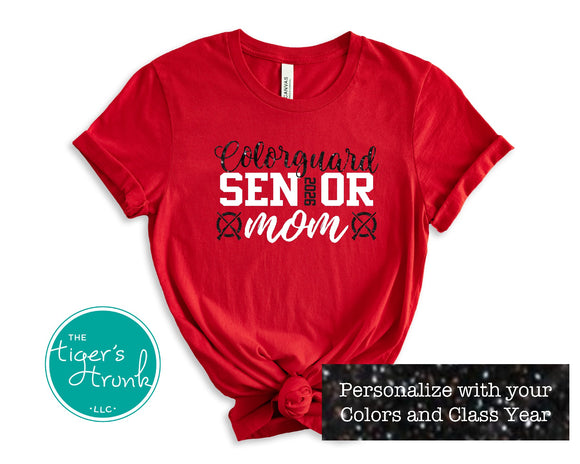 Band Shirt | Colorguard Shirt | Colorguard Senior Mom | Class of 2025 | Short-Sleeve Shirt