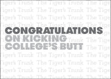 Graduation Card | Congratulations on Kicking College's Butt | Instant Download | Printable Card