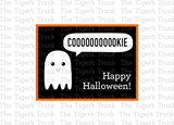 Halloween Treat Cards | Cookie Ghost Cards | Instant Download | Printable Cards