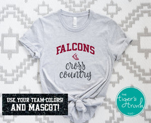 Track and Field Shirt | Cross Country Shirt | Mascot Shirt | Short-Sleeve Shirt