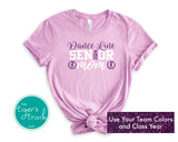Senior Shirt | Band Shirt | Dance Shirt | Dance Line Senior Mom | Class of 2024 | Short-Sleeve Shirt