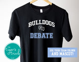 Debate Shirt | Mascot Shirt | Short-Sleeve Shirt