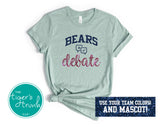 Debate Shirt | Mascot Shirt | Short-Sleeve Shirt