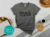 WHOLESALE and EMPLOYEES | The Burrow Bookstore | Mama Wants to Read | Short-Sleeve T-Shirt | Leeds, AL