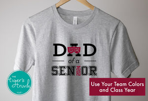Drama Shirt | Theater Shirt | Dad of a Senior | Class of 2024 | Short-Sleeve Shirt