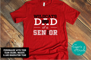 Drama Shirt | Theater Shirt | Mascot Shirt | Dad of a Senior | Class of 2024 | Short-Sleeve Shirt