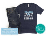 Drama Shirt | Theater Shirt | Mascot Shirt | Dad of a Senior | Class of 2025 | Short-Sleeve Shirt