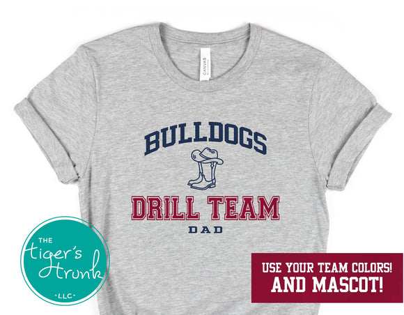 Band Shirt | Dance Shirt | Mascot Shirt | Drill Team Dad | Short-Sleeve Shirt