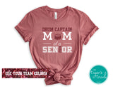 Band Shirt | Drum Captain Mom of a Senior | Class of 2024 | Short-Sleeve Shirt