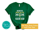 Band Shirt | Drum Major Shirt | Bonus Drum Major Mom of a Senior | Class of 2025 | Short-Sleeve Shirt