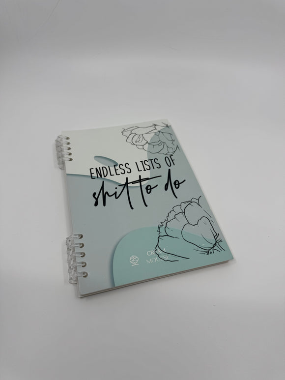 Blank lined journal with 