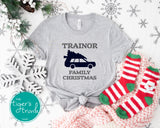 Christmas Shirt | Family Vacation | Monochromatic Short-Sleeve Shirt
