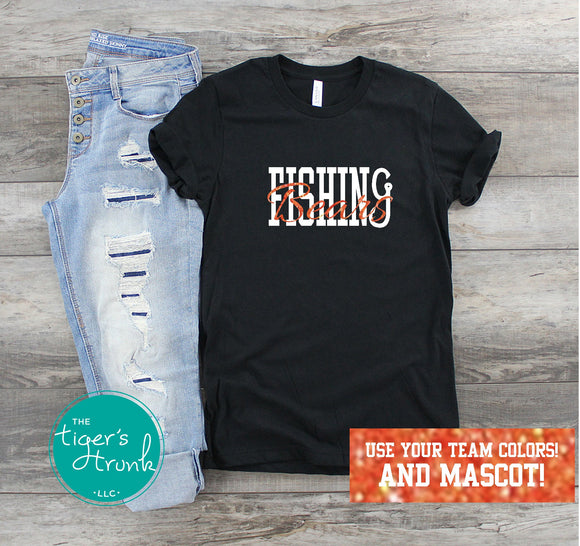 Fishing Team Shirt | Mascot Shirt | Short-Sleeve Shirt
