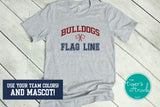 Band Shirt | Flag Line Shirt | Mascot Shirt | Short-Sleeve Shirt