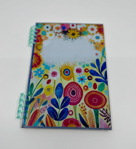  Floral Blank Lined Journal - Personalized Cover, Customizable Writing Notebook