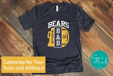 Cheerleading Shirt | Football Shirt | Mascot Shirt | Cheer and Football Dad Shirt | Short-Sleeve Shirt