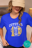 Cheerleading Shirt | Football Shirt | Mascot Shirt | Cheer and Football Mom | Short-Sleeve Shirt