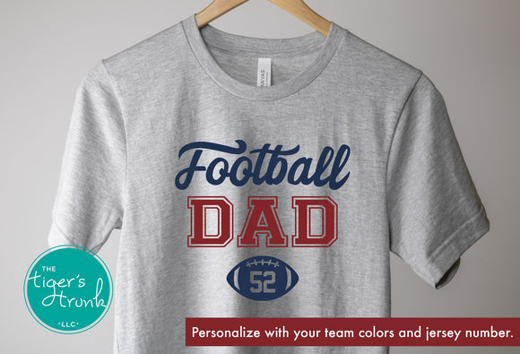 Football Shirt | Football Dad | Short-Sleeve Shirt