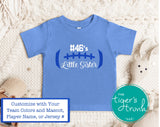 Football Shirt | Mascot Shirt | Little Sister | Short-Sleeve Shirt