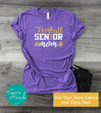 Senior Shirt | Football Shirt | Football Senior Mom | Class of 2024 | Short-Sleeve Shirt