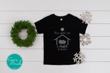 Christmas Shirt | For Unto Us A Child is Born | Monochromatic Short-Sleeve Shirt