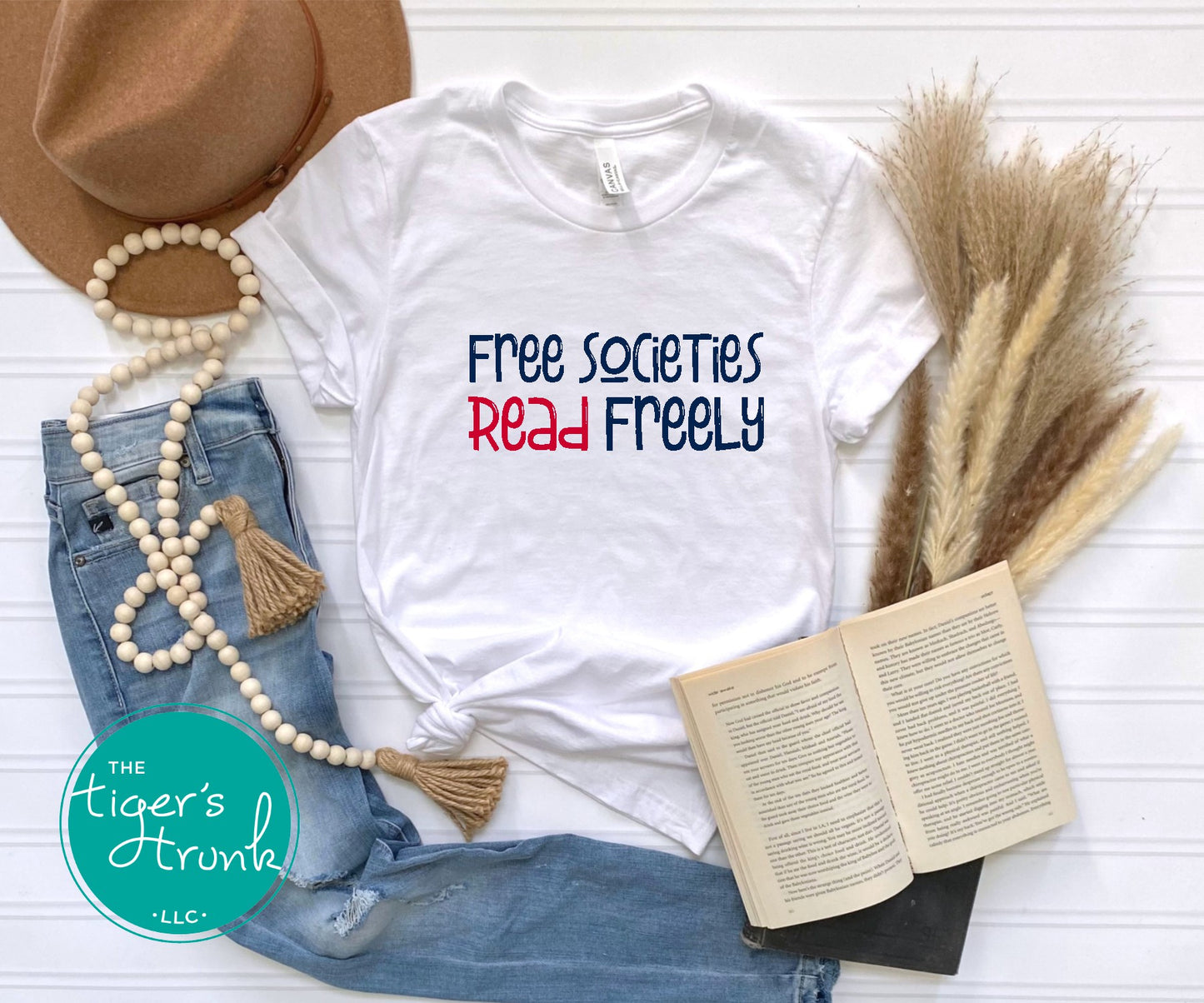 EMPLOYEES ONLY Free Societies Read Freely Shirt