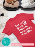 Equality Shirt | Women's Rights | Women's Strike | Get in Good Trouble | Red Shirt