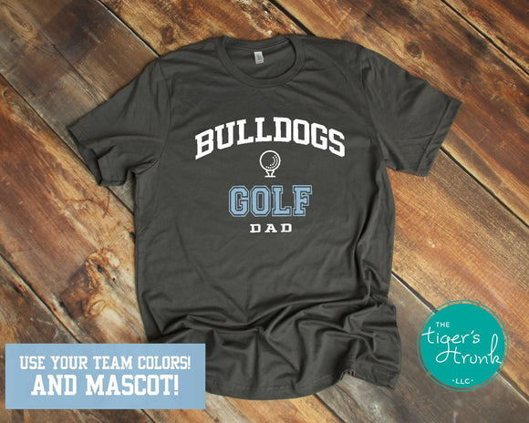 Golf Shirt | Mascot Shirt | Golf Dad | Long-Sleeve Shirt