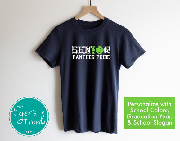 Senior Shirt | Class of 2024 | Senior Tennis | Short-Sleeve Shirt