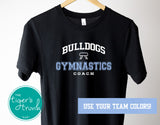 Gymnastics Shirt | Mascot Shirt | Gymnastics Coach | Short-Sleeve Shirt
