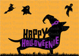 Halloween Card | Happy Halloweenie | Instant Download | Printable Card