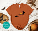 Halloween Shirt | Happy Halloweenie | Short-Sleeve Shirt