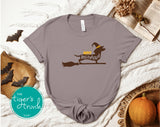 Halloween Shirt | Happy Halloweenie | Short-Sleeve Shirt