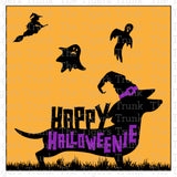 Halloween Treat Cards | Happy Halloweenie | Instant Download | Printable Cards