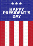 Patriotic Card | Happy President's Day | Instant Download | Printable Card
