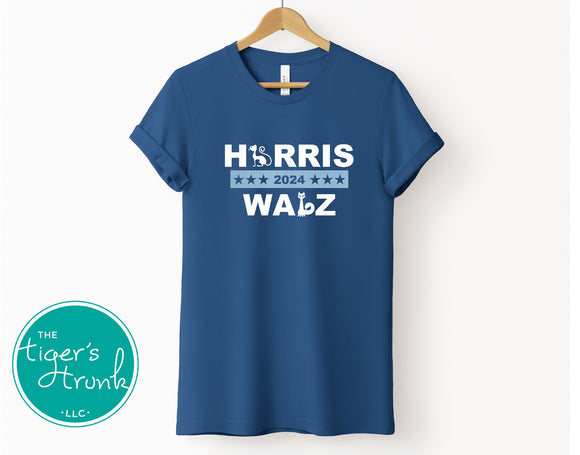 Vote Blue | Harris Walz 2024 | Short-Sleeve Shirt