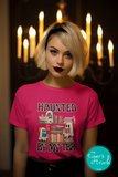 Halloween Shirt | Bookish Graphic Tee | Haunted By My TBR | Short-Sleeve Shirt